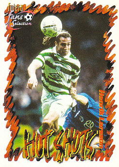 Henrik Larsson Celtic Glasgow 1999 Futera Fans' Selection #54